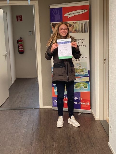 Diploma uitreiking Sarah Vrolijk